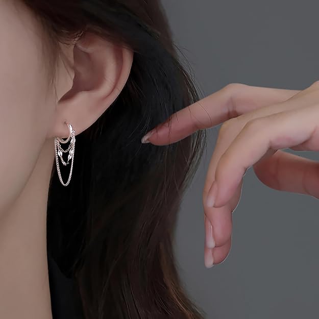 Sterling Silver Earrings Hoop