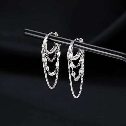 Sterling Silver Earrings Hoop