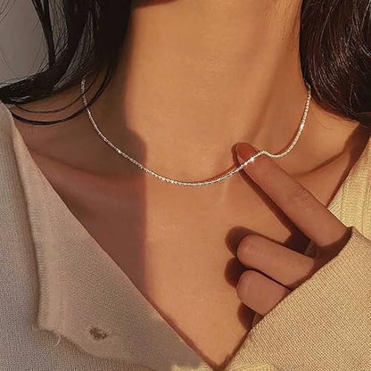 Tasiso Herringbone Choker Necklace